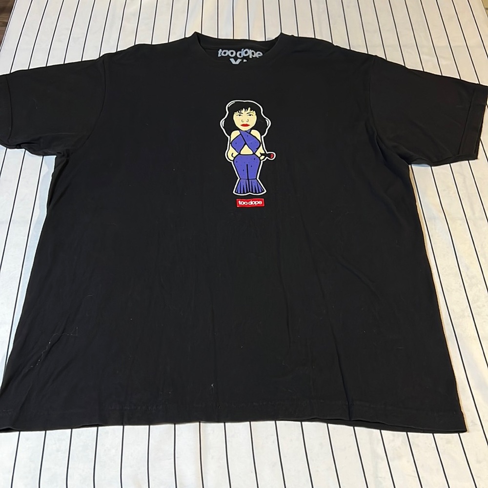 Too Dope Selena XLarge Black T-Shirt